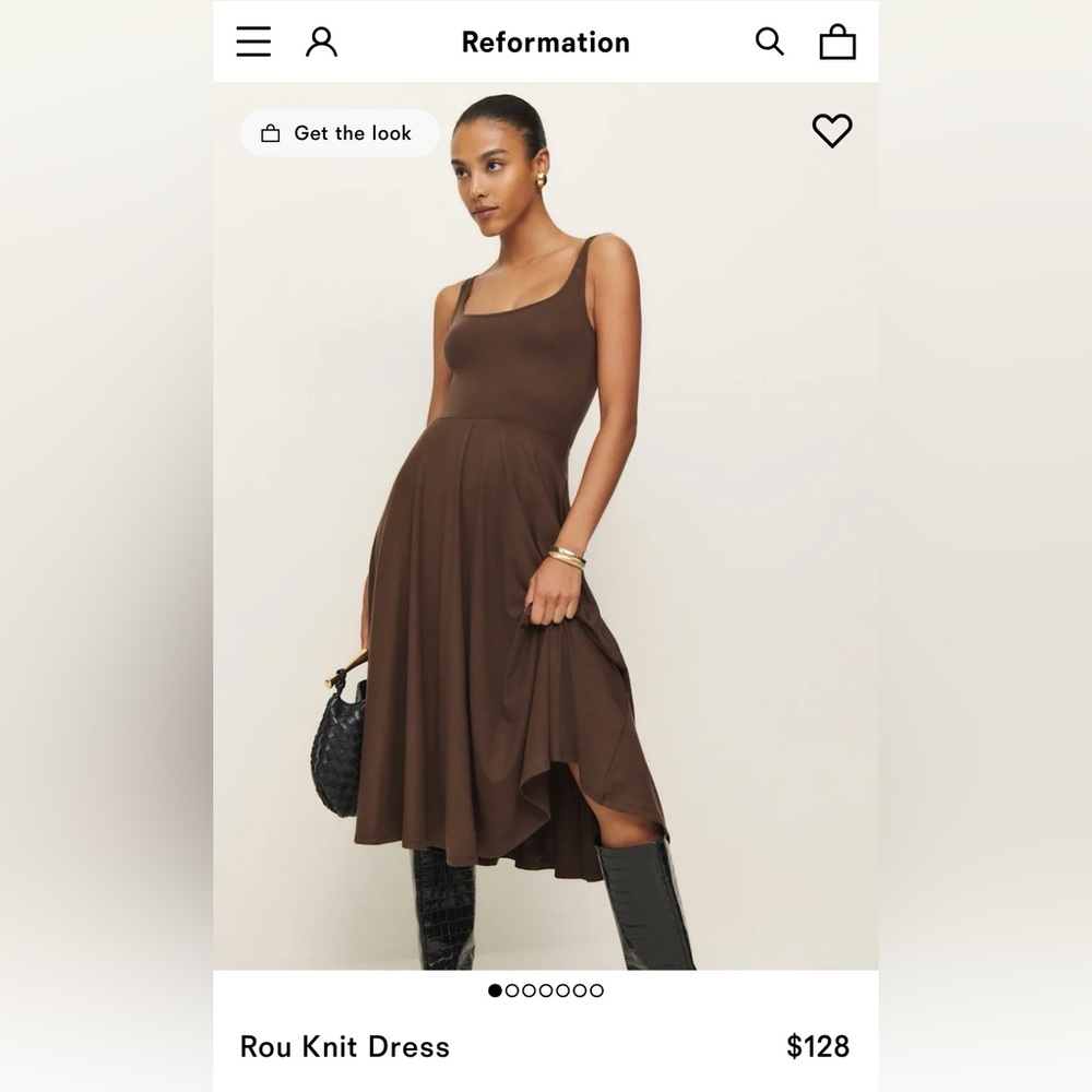 Women’s Reformation Elegant Green Midi Dress